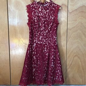 Francescas Alya Red Lacy Dress NWT Size xs